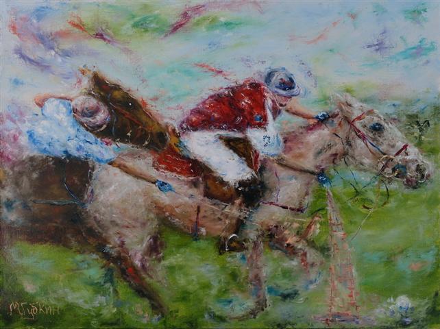 2500 sold. Polo I. 60х80 cm. oil on canvas Small
